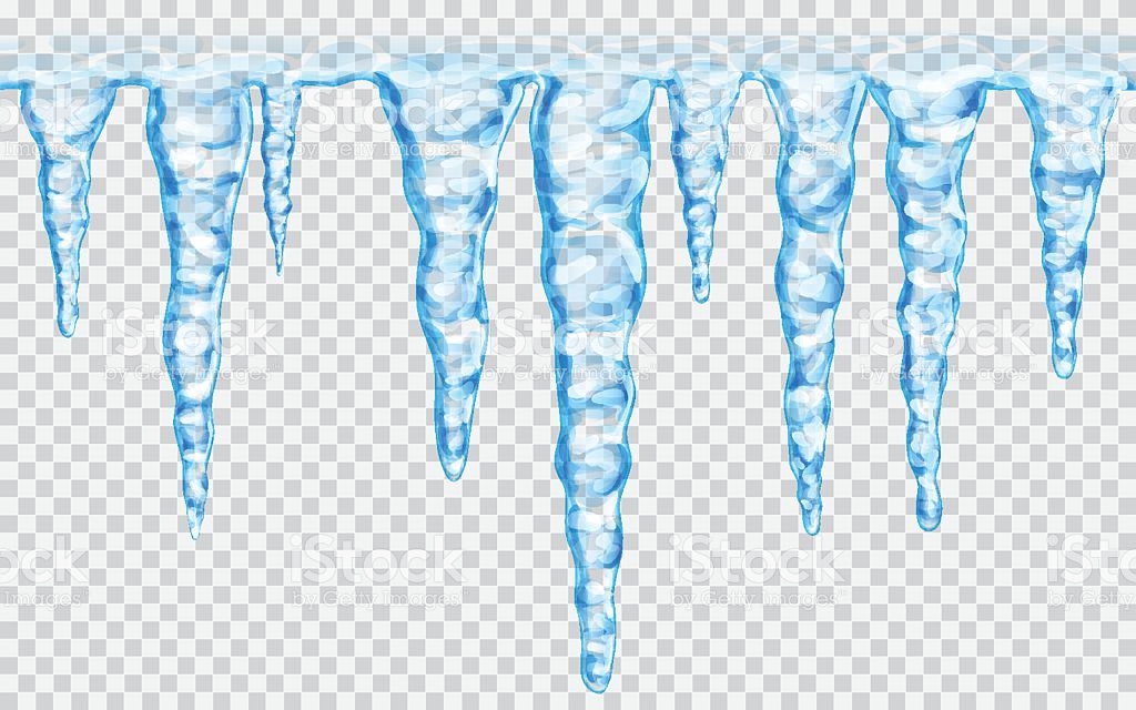 Seamless Repeatable Icicles stock vector art 596776068 