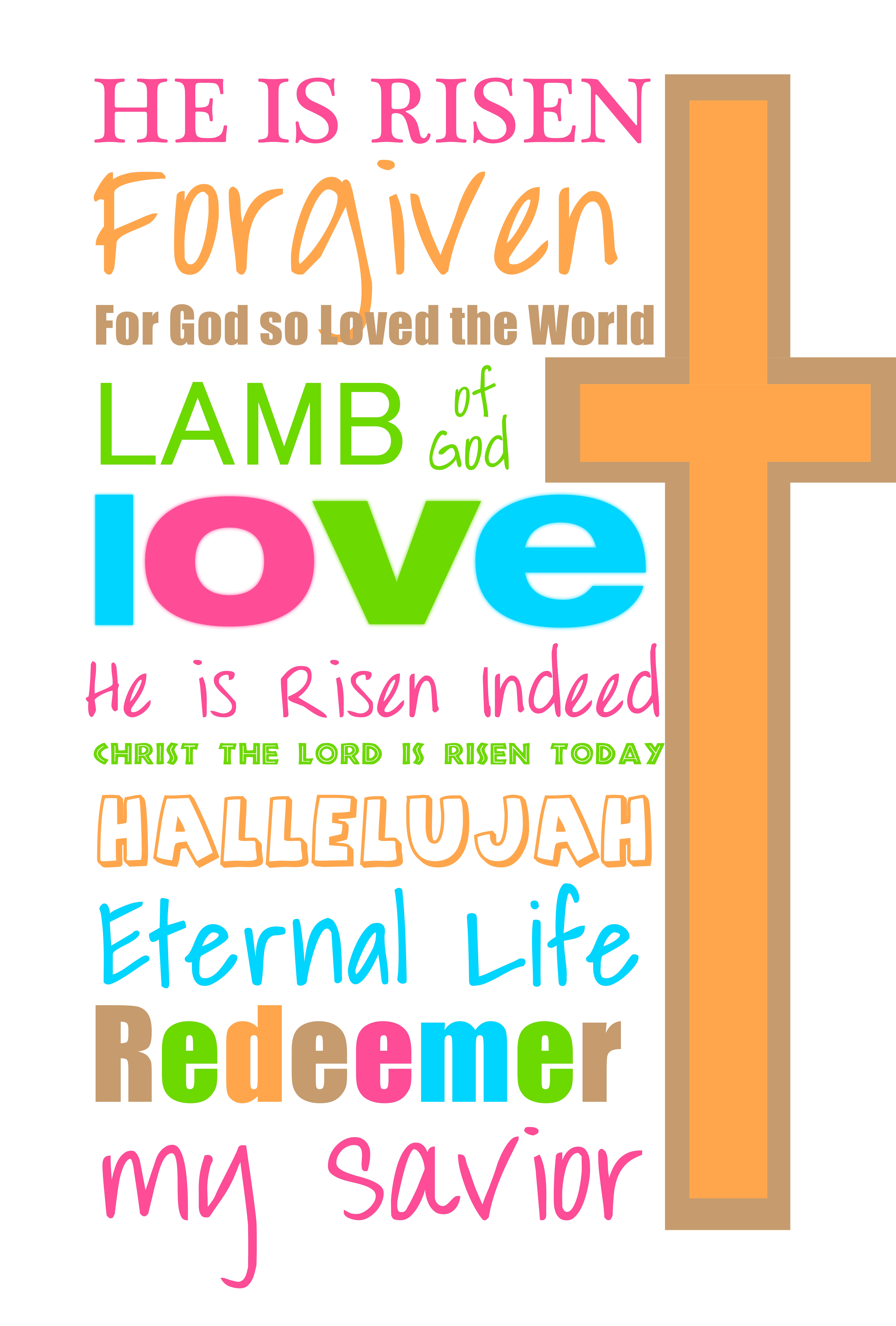Free Printable Easter Cards Religious Courseimage Clipart Best - Vrogue