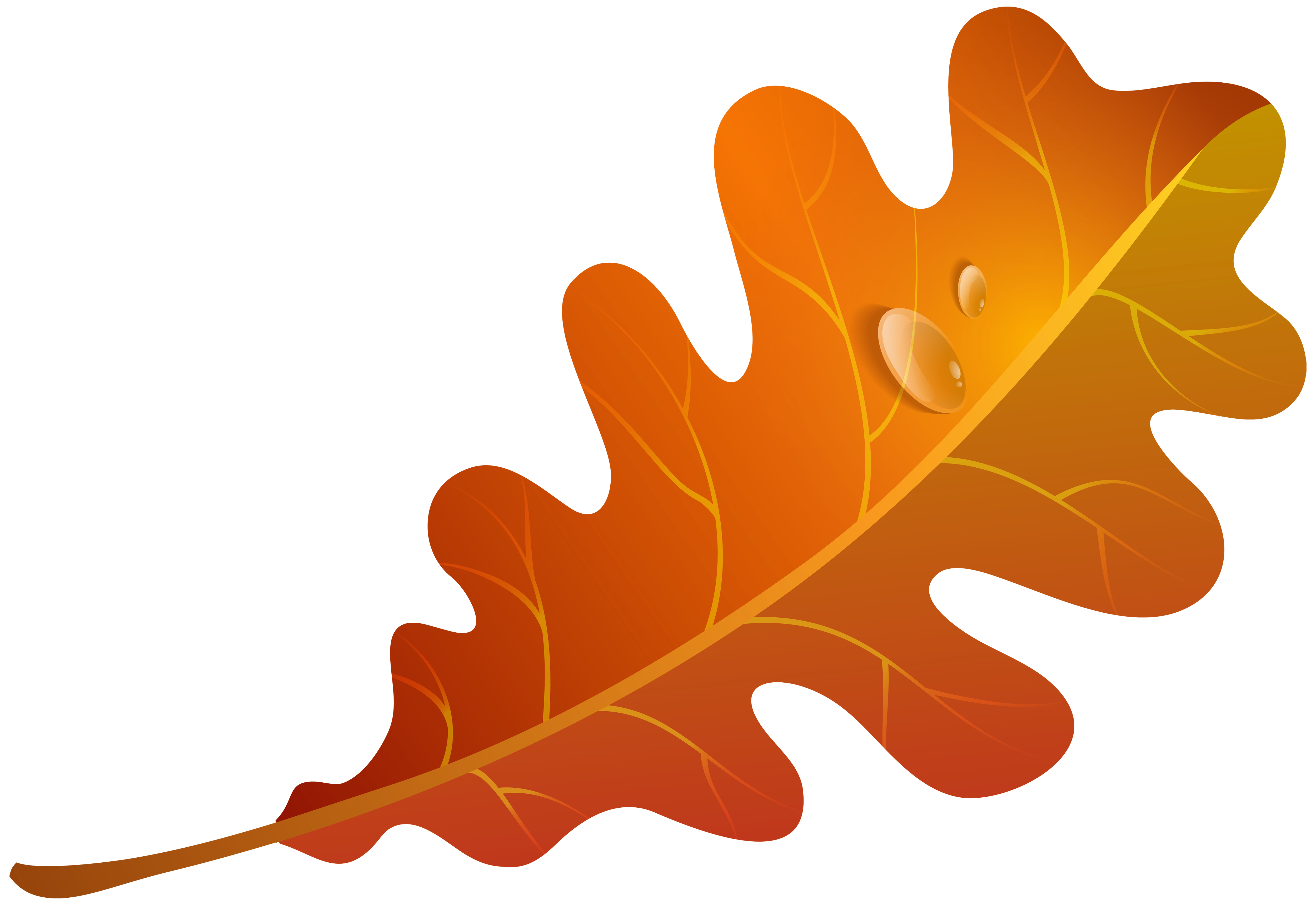 Clip Art Orange Leaves – Clipart Free Download 