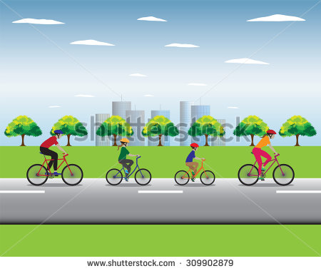 16+ Touring Bicycle Clip Art 