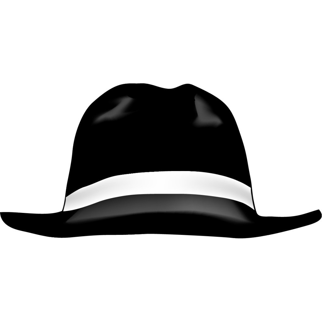 Cap Clipart Gangster Black Gangster Hat Art PNG Image Transparent PNG ...