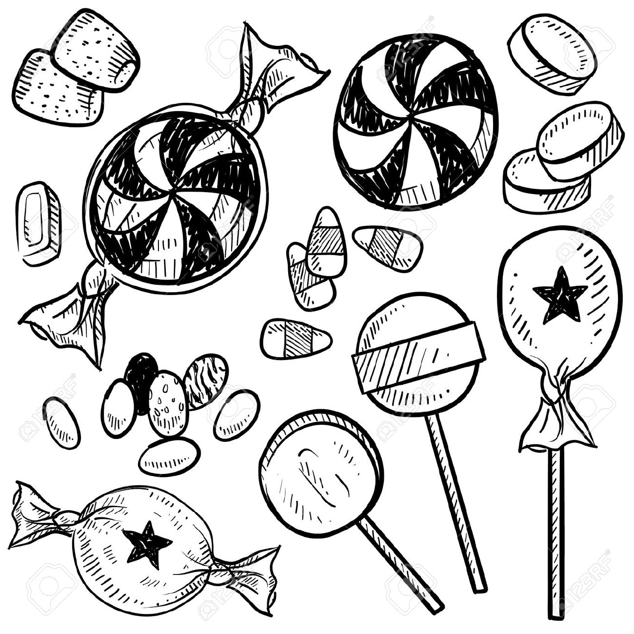 Chocolate Clipart Black And White