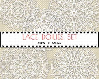 Items similar to Black Lace Digital Stamp 