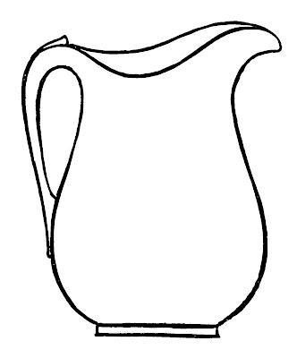 Water pitcher clip art 