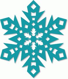 snowflake corner flourish border 