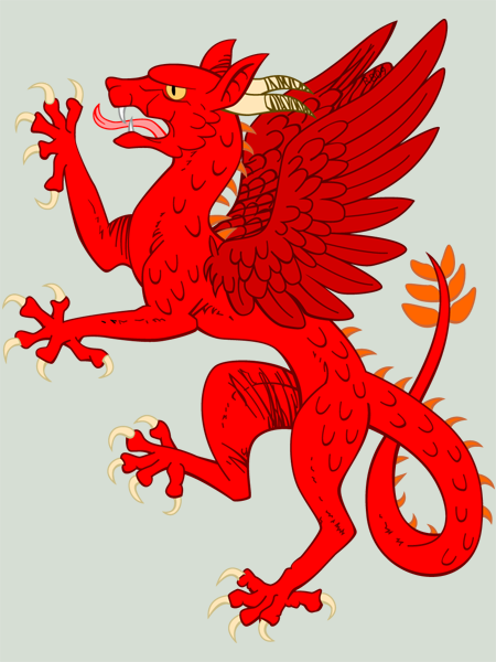Red Dragon Rampant by RacieB on DeviantArt 