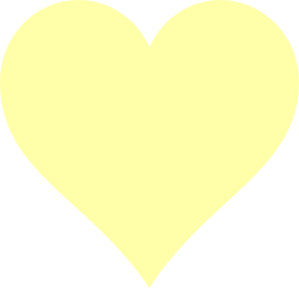 blue and yellow heart clipart