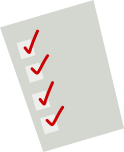 Check List Cliparts