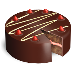 Chocolate cake clipart png 