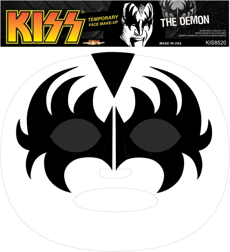 Peter Criss Makeup Pattern