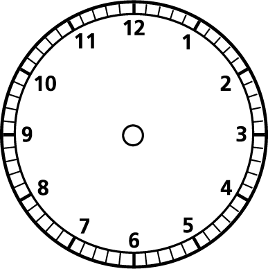 Blank Clipart Clock 
