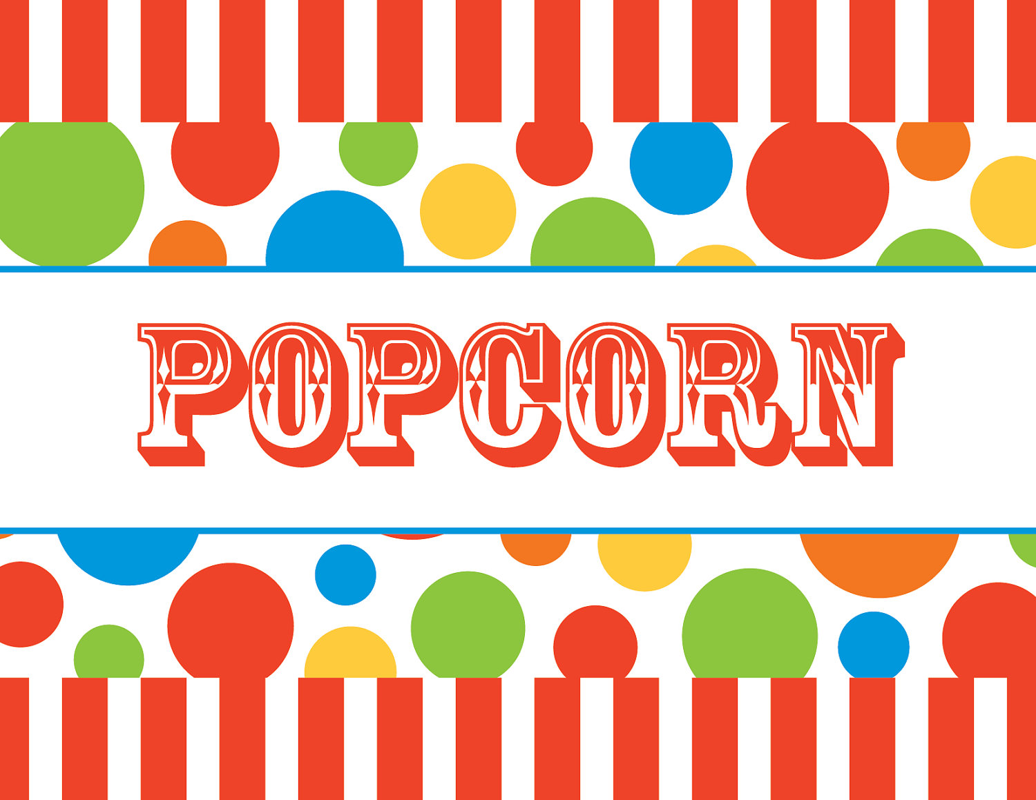 printable carnival food signs - Clip Art Library