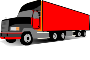 Red Truck Clipart 