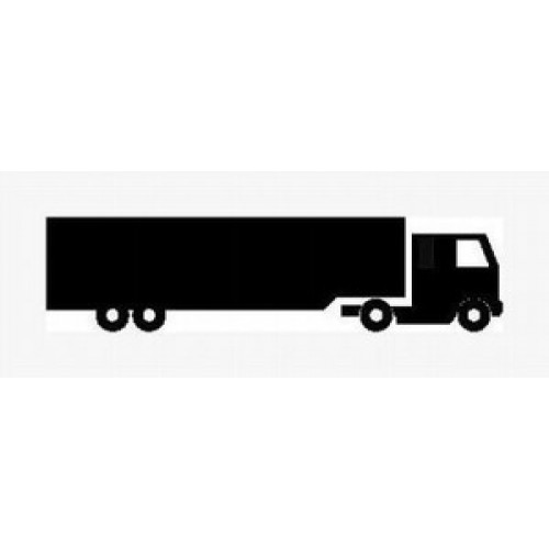 18 wheeler truck cab silhouette clipart 