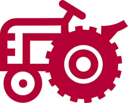 tractor black and white - Clip Art Library