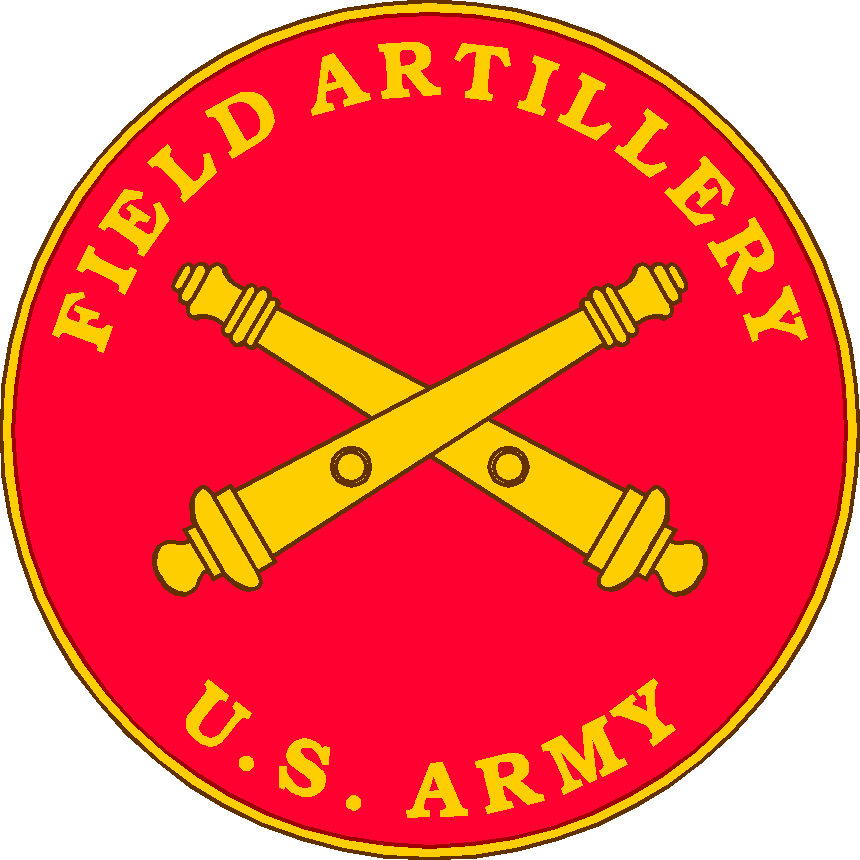 Field Artillery Crossed Cannons Tattoo