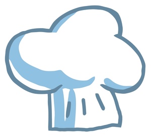 Chef Hat Clipart Black And White 