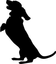 Printable Dachshund Outline Template from PrintableTreats 
