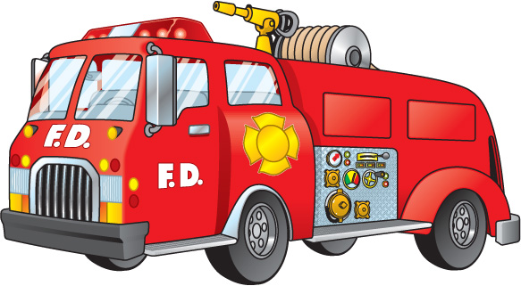Free Fire Truck Clip Art Pictures 