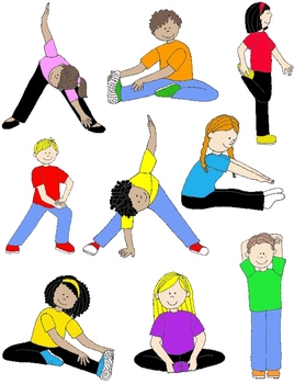Group exercise clip art 