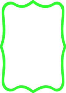 green borders clip art