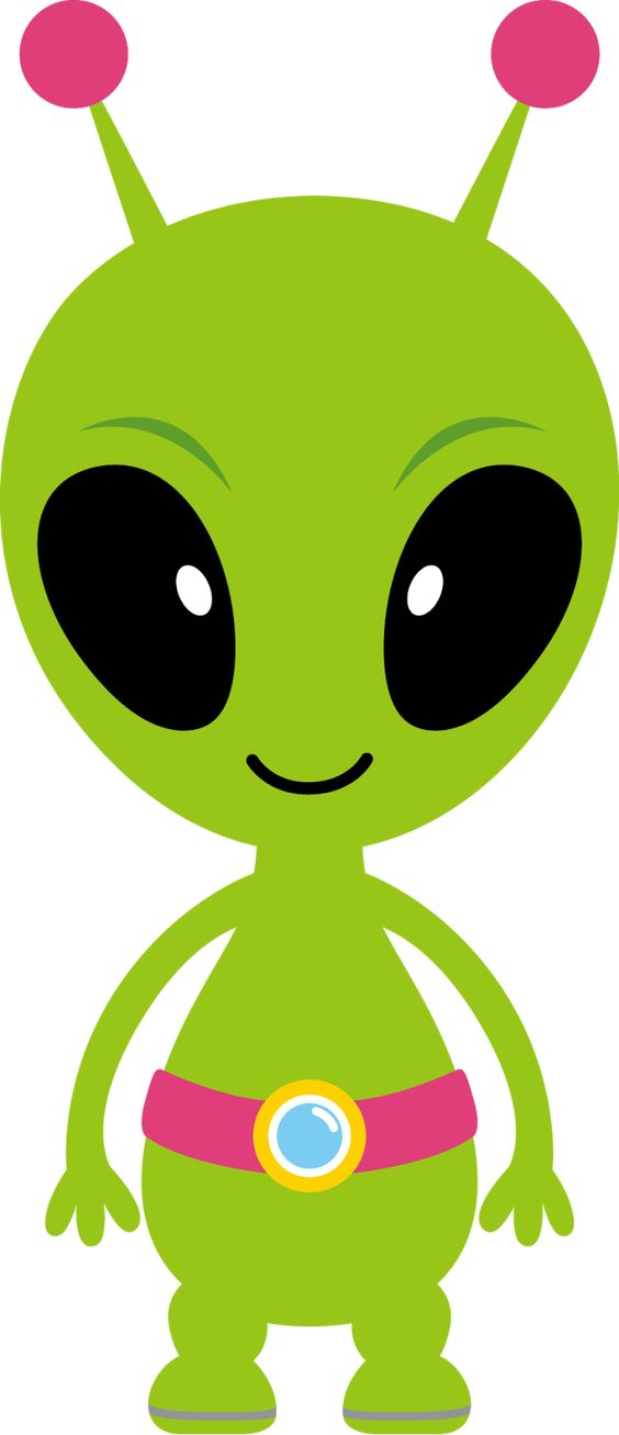 cartoon girl alien