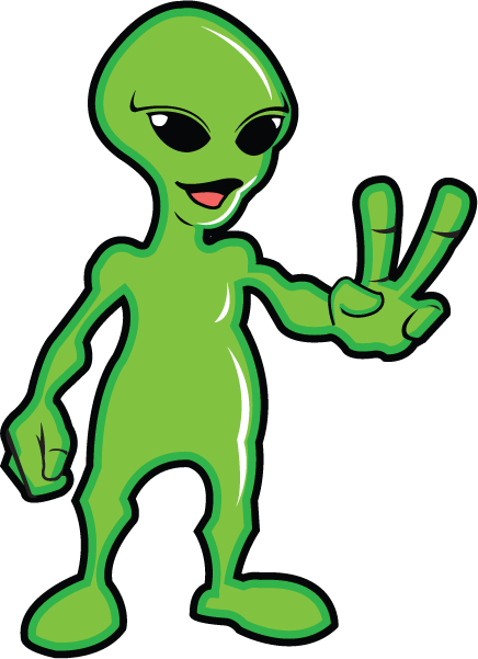 Girl Alien Cliparts