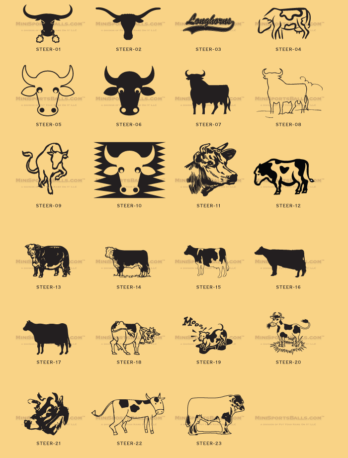 Longhorn Cattle Cliparts