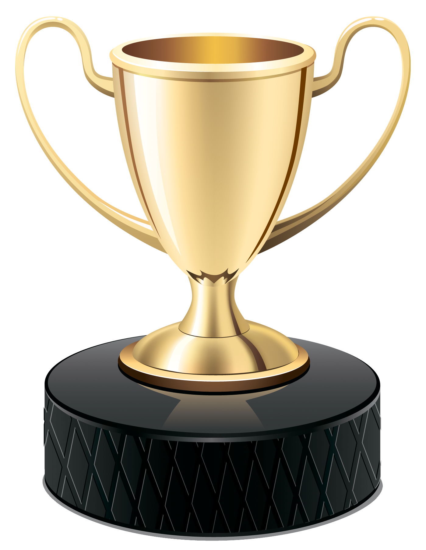 Gold Cup Trophy PNG Clipart 