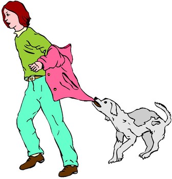 dog bite drawing - Clip Art Library
