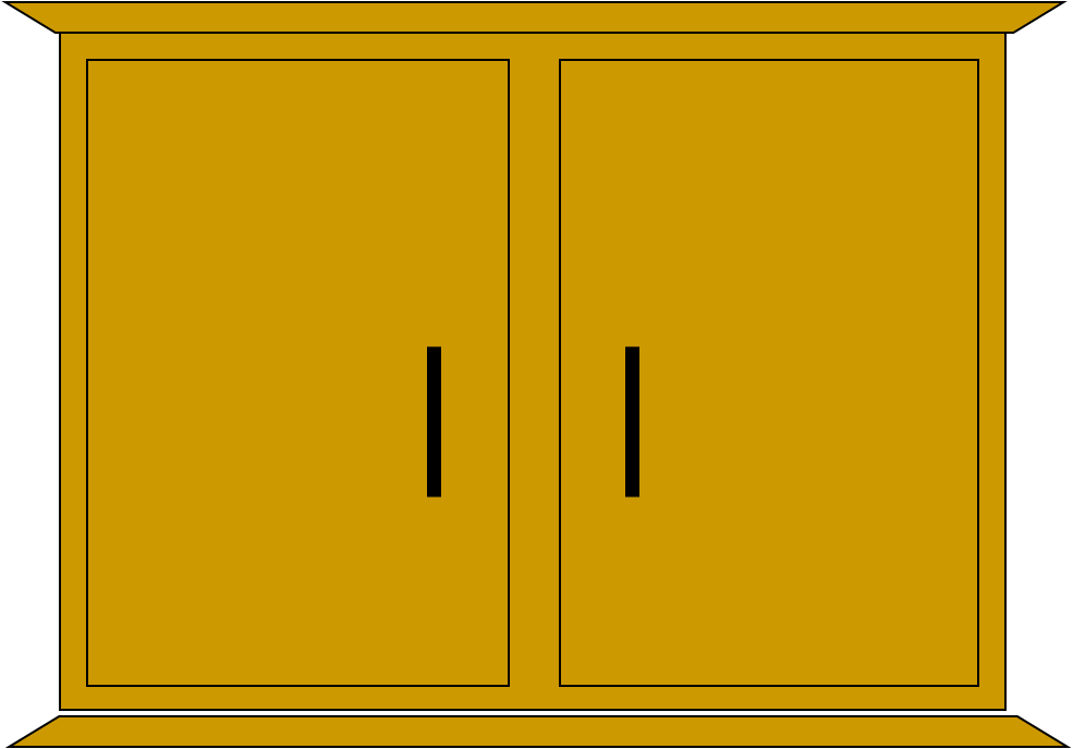 kitchen cabinet clipart