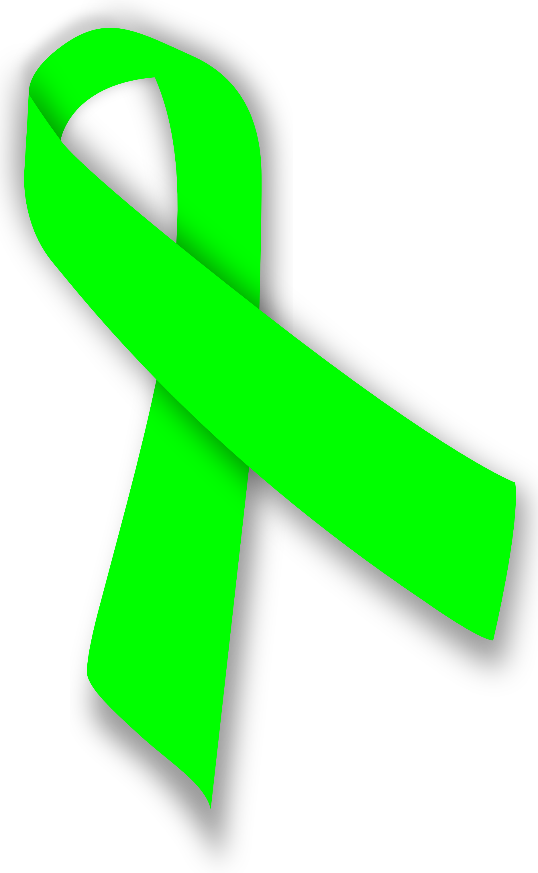 Team green ribbon clipart 