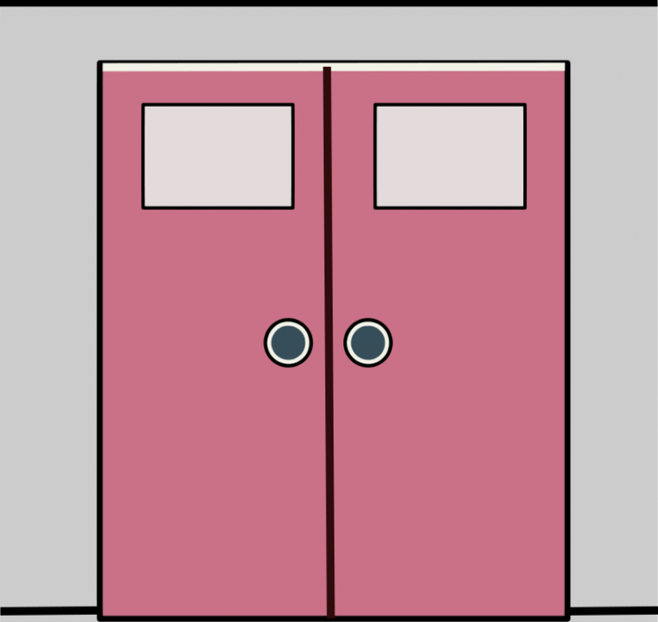 animated classroom door
