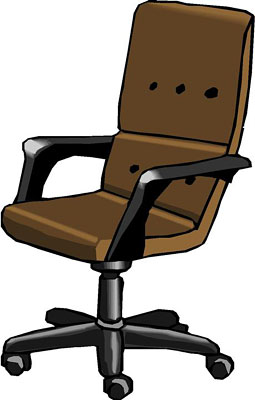 Desk And Chair Clip Art 