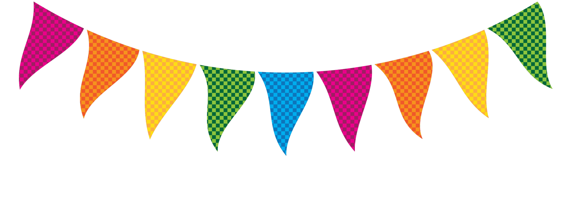 Party flags clipart 