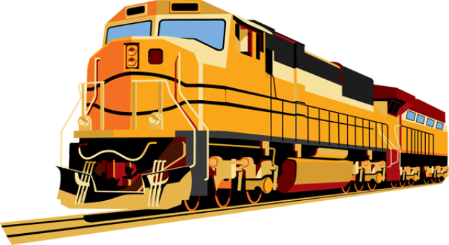 Clipart freight train 