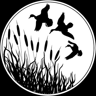 Duck hunting grass clipart 
