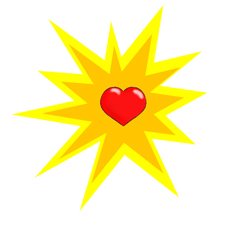 Star Heart Cliparts