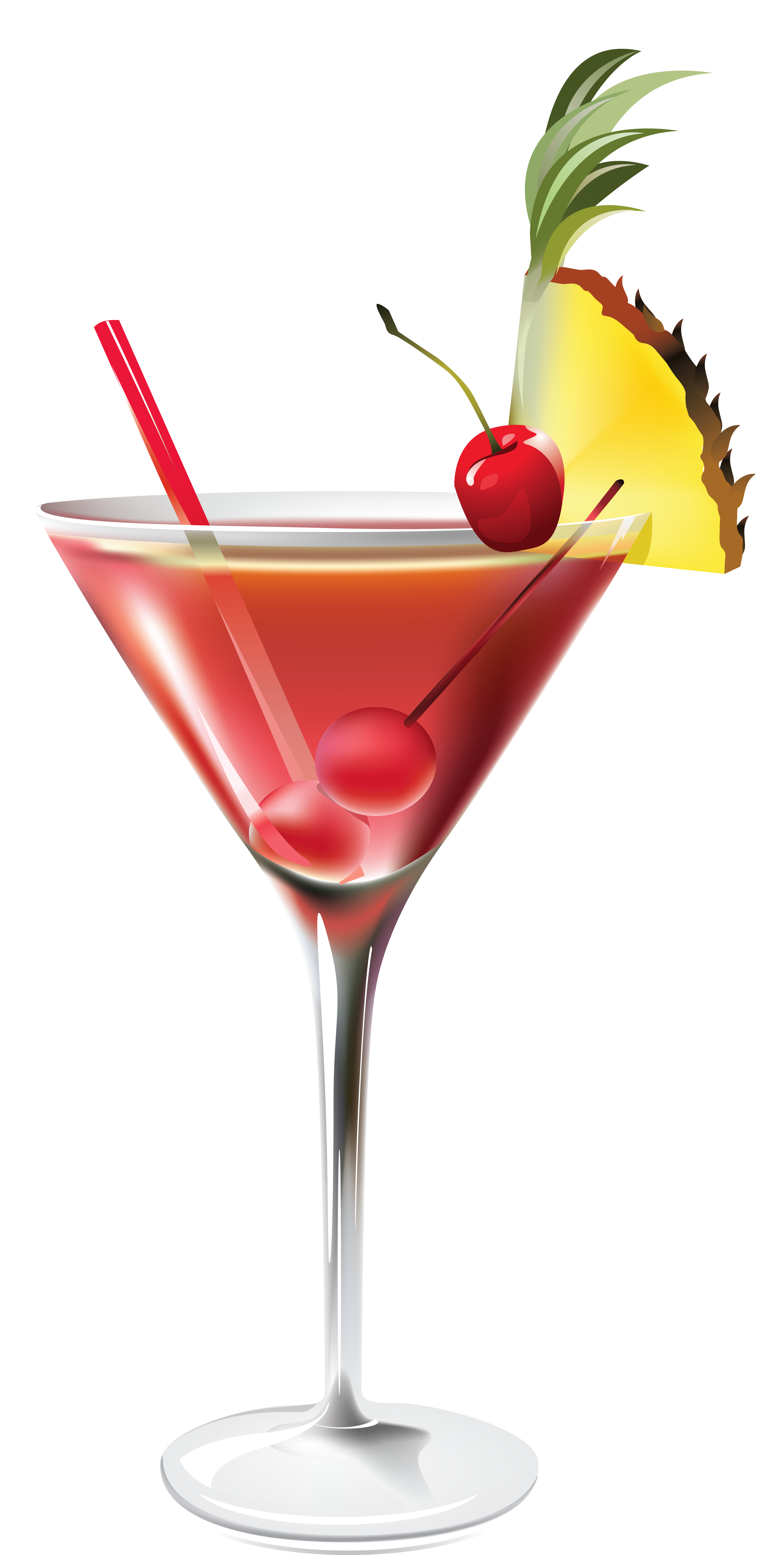 Cocktail with Pineapple PNG Clipart Picture 