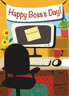 happy boss day clip art