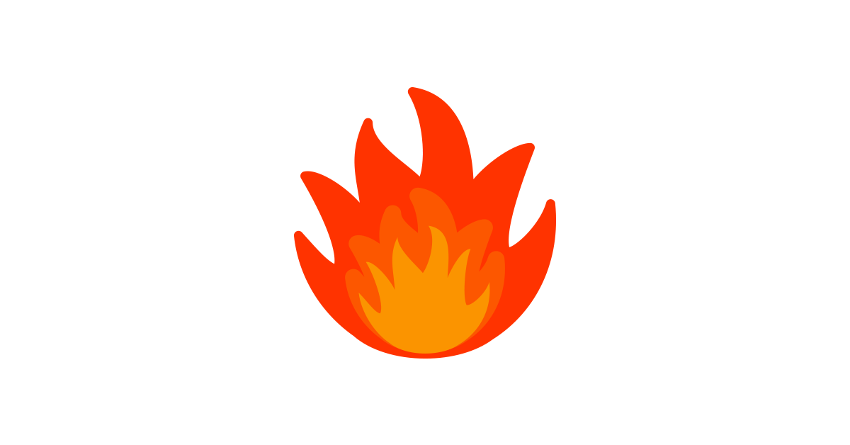 Realistic fire flames clipart free clipart image 
