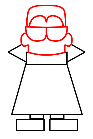 Dracula Outline Cliparts