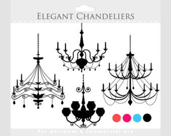 Vintage Chandelier Cliparts