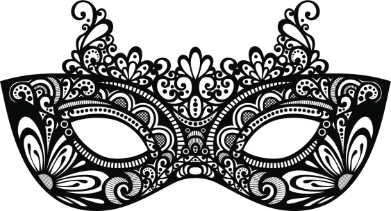 masquerade masks clip art simple