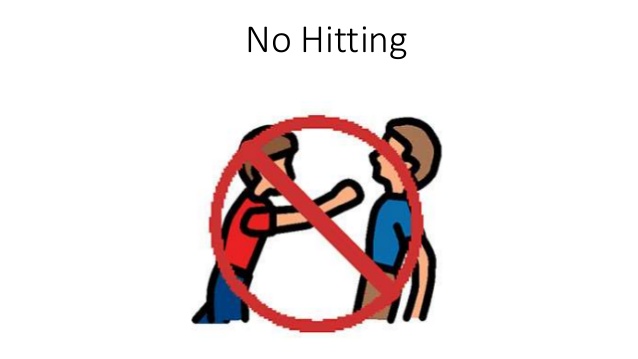 no hitting clip art