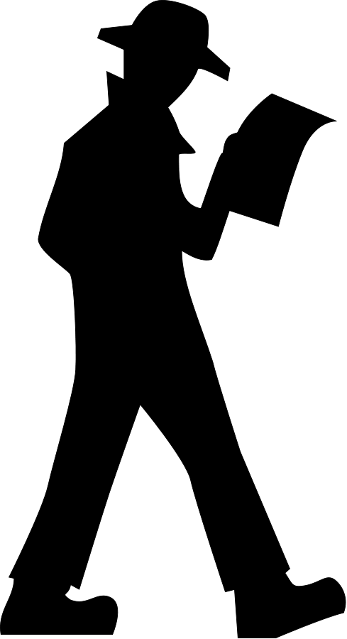Detective Silhouette Clipart 