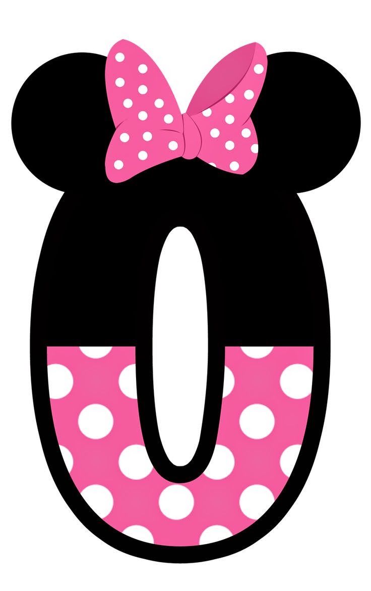 minnie mouse 0 - Clip Art Library