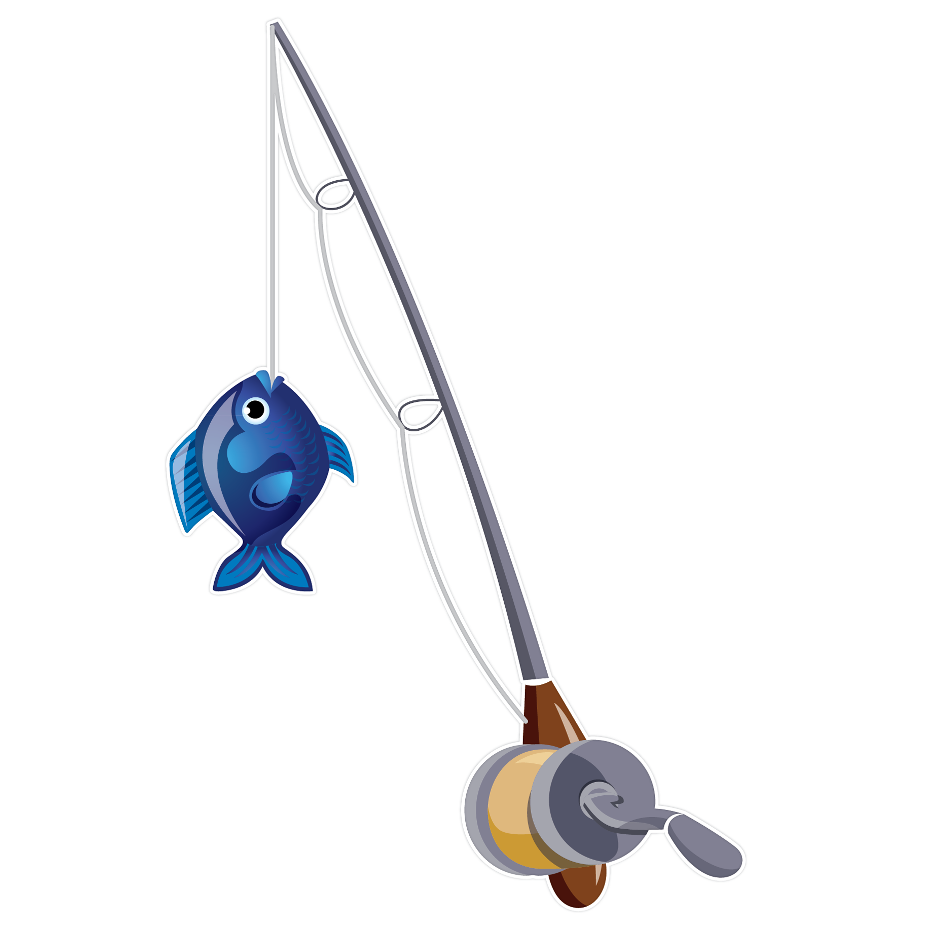 Fishing pole fishing rod clipart hostted image 