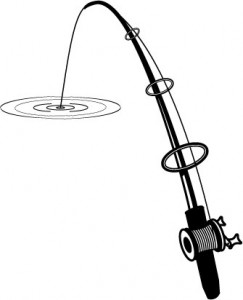 Bent Fishing Pole Clipart 