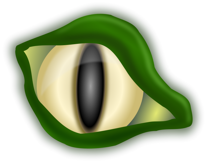 Crocodile eyes clipart 
